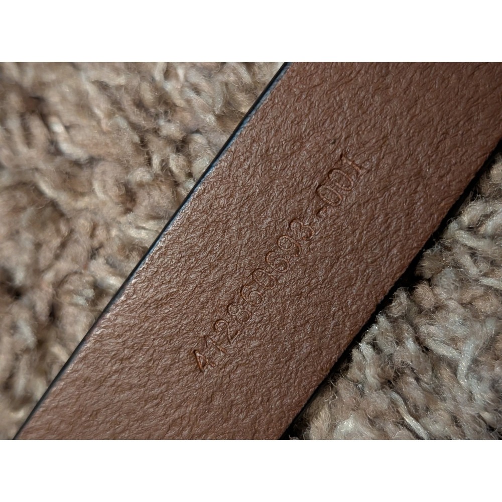 Lauren Ralph Vachetta Tri-Strap Leather Brown Equestrian Horsebit Belt Size 2X - Picture 6 of 8